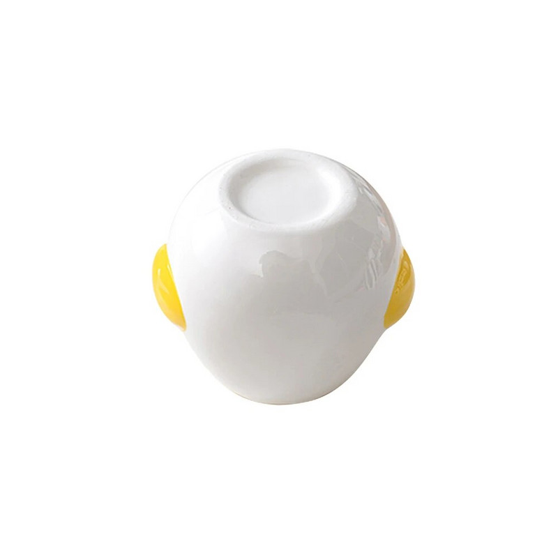 Alat za odvajanje bijelih žumanjaka u jajima Separator za bjelanjke od pilećih jaja Keramika Keramički odvajač za jaja od pilića iz crtića Kuhinjski pribor