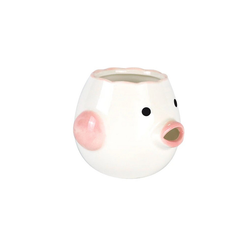 Alat za odvajanje bijelih žumanjaka u jajima Separator za bjelanjke od pilećih jaja Keramika Keramički odvajač za jaja od pilića iz crtića Kuhinjski pribor