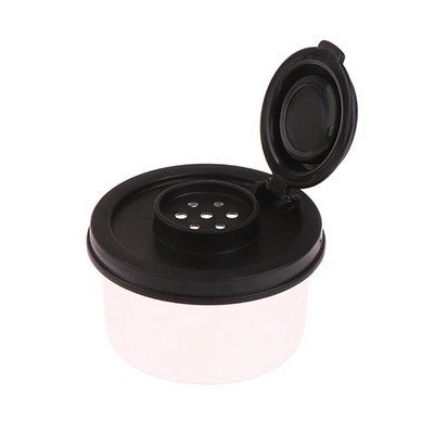 Mini druskos ir pipirų plaktuvo piknikas lauko virtuvės priešpiečių dėžutės Kelioninis plastikinis su prieskoniais sandariai uždarytas stiklainis dozatoriaus prieskonių talpyklos dangtelis