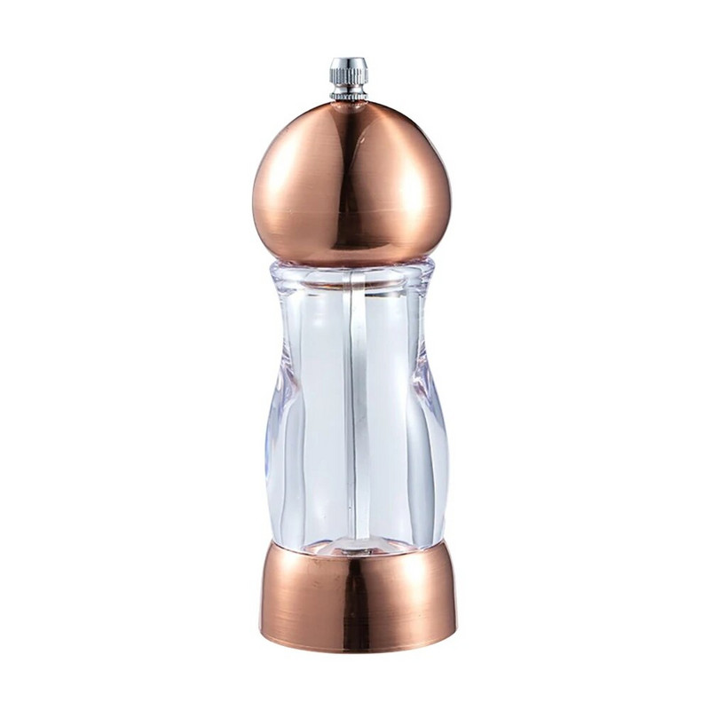 Akrüülist silindriline veski läbipaistev pipraveski soola jahvatamine keraamiline südamik Mitmeotstarbeline maitsestamispudel köögitööriist