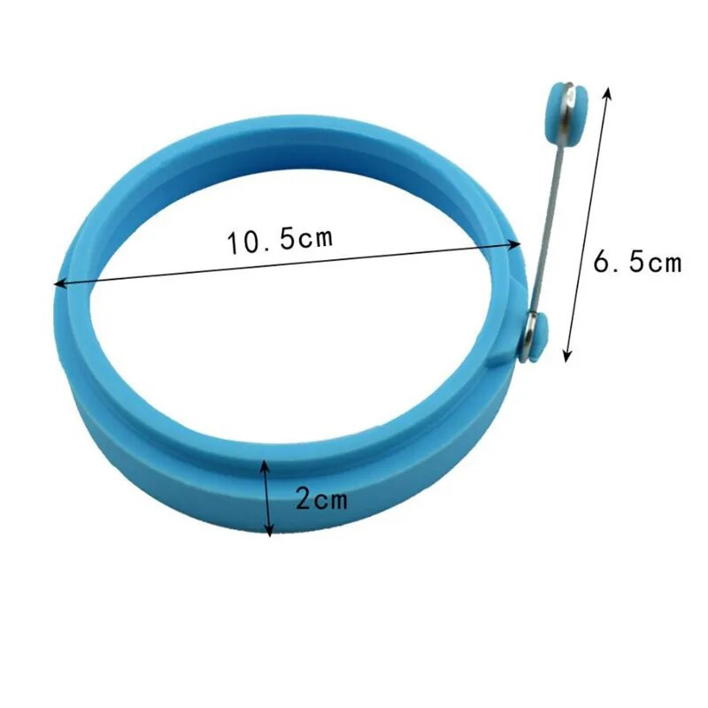 4 spalvų silikoninis keptų kiaušinių blynų žiedas omletas keptas kiaušinis apvalus formuojantis kiaušinių forma pusryčiams kepti keptuvė orkaitės virtuvė