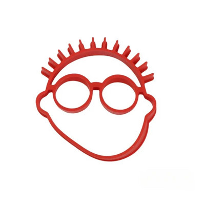 Pusryčių omleto forma Silikoninis kiaušinių blynų žiedas, kepimo įrankis „pasidaryk pats“ virtuvės priedai Įtaisas plastikinis kiaušinių separatorius