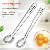 1 τεμάχιο 20cm ανοξείδωτο ατσάλι Magic Hand Hand Spring Whisk Mini Mixer Sauces Eggs