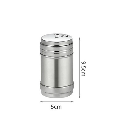 Staklenke za začine od nehrđajućeg čelika Solanka za roštilj Boca za začine za papar Posuda za pohranu kućnih začina Kuhinjski pribor