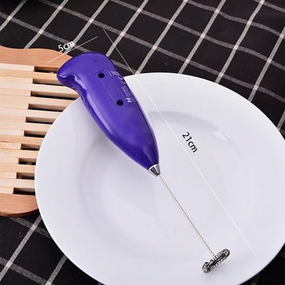 Elektromos tojáshabverő tejital kávé habverő keverő mini rozsdamentes acél tejhabosító keverő konyhai eszközök