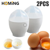 2 vnt. Garuose virtų kiaušinių puodelis Mikrobangų krosnelės kiaušinių viryklės puodelis Silikoniniai brakonieriai Nelipnus kiaušinių viryklės daliklis Virtų kiaušinių puodelis Virtuvės priedai