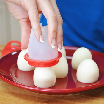 Незалепваща силиконова чаша за варени яйца Кухненска печка за яйца Бракониери Силиконови задушени яйца Аксесоари за готвене Подарък кухненски инструменти
