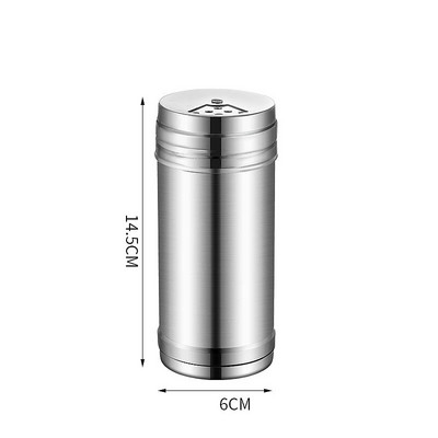 Nerūdijančio plieno prieskonių indeliai kepsninė Druskos plaktuvas pipirų butelis Miltai Smulkus sietelis Įrankis Prieskoniai Virtuvės priedai