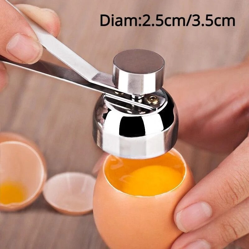 Nerūdijančio plieno kiaušinių plakimo įrankis – Kiaušinių pjaustymo įrankis Kiaušinių krekingo įrankis virtuvės prietaisams Резак Для Яиц Cortador De Huevos