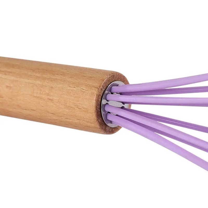 Medinis plaktuvas Silikonas Balionas Viela Rankinis Kiaušinių Plaktuvas Virtuvės Įtaisai Kiaušinių Įrankiai Virtuvės reikmenys