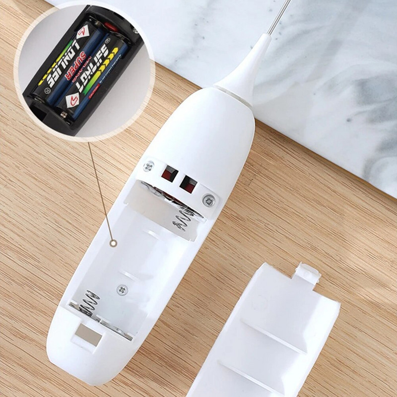 Elektrinis pieno putų plakiklis kavos virimo aparatas rankinis maišytuvas kapučino maltų putų mišinio įrankis Kiaušinių plakimo tipas Patogūs maži maitinimo šaltiniai