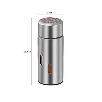 Agitatoare sare piper din oțel inoxidabil Dispenser de condimente Borcane de zahăr Recipient pentru sticlă de condimente pentru grătar Pudră de stropire Cutie Instrument de bucătărie