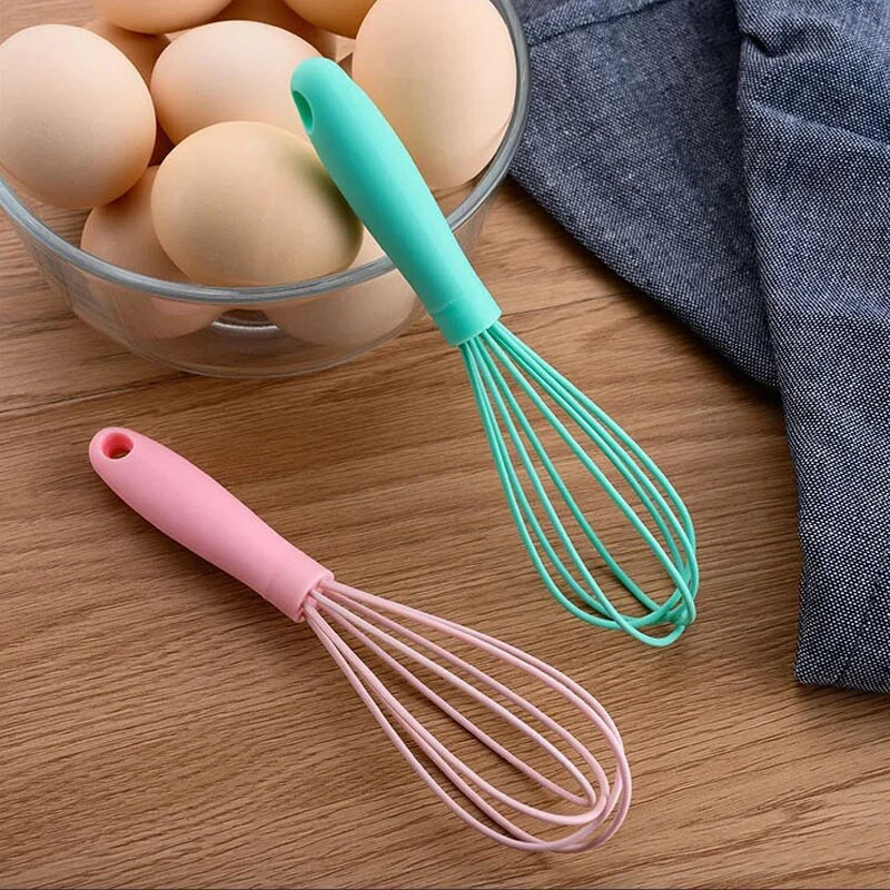 Oțel inoxidabil din silicon de 6 inch Mini tel de culoare Mixer de otel Mini instrumente de copt Accesorii de bucătărie