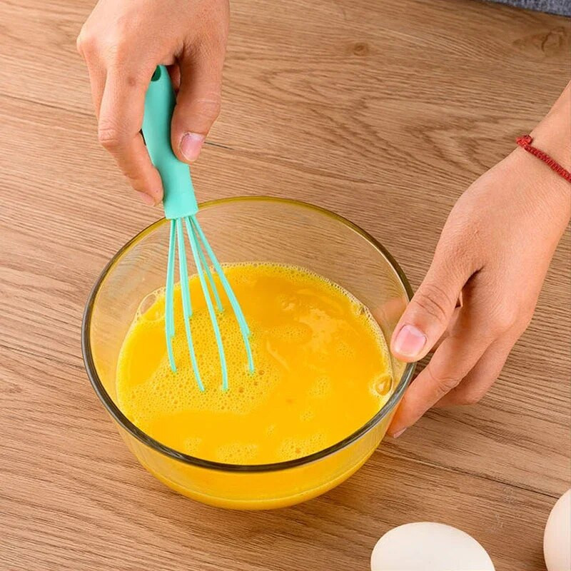 Oțel inoxidabil din silicon de 6 inch Mini tel de culoare Mixer de otel Mini instrumente de copt Accesorii de bucătărie