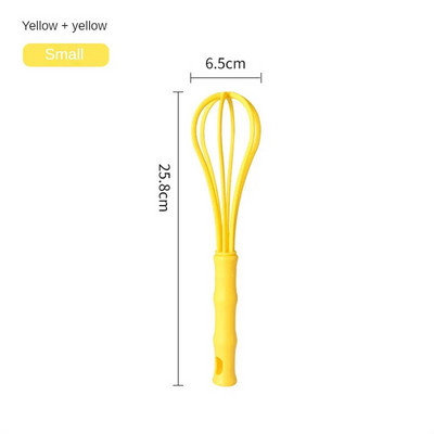 Rankiniai kiaušinių plakikliai 18,5 / 25,8 / 27,8 / 29,8 cm rankiniai maišytuvai, maistiniai plastikiniai mini plaktuvai, skirti plakimui, plakimui ir kiaušinių maišymo įrankiams
