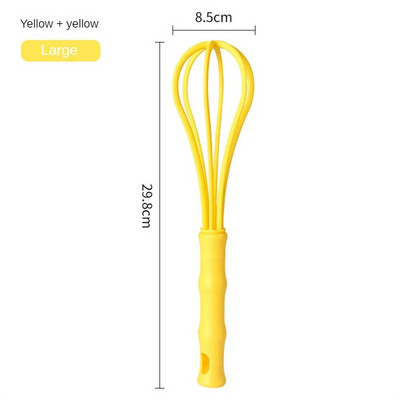 Rankiniai kiaušinių plakikliai 18,5 / 25,8 / 27,8 / 29,8 cm rankiniai maišytuvai, maistiniai plastikiniai mini plaktuvai, skirti plakimui, plakimui ir kiaušinių maišymo įrankiams