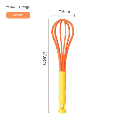 Rankiniai kiaušinių plakikliai 18,5 / 25,8 / 27,8 / 29,8 cm rankiniai maišytuvai, maistiniai plastikiniai mini plaktuvai, skirti plakimui, plakimui ir kiaušinių maišymo įrankiams