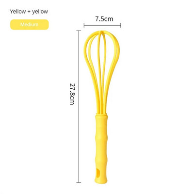 Rankiniai kiaušinių plakikliai 18,5 / 25,8 / 27,8 / 29,8 cm rankiniai maišytuvai, maistiniai plastikiniai mini plaktuvai, skirti plakimui, plakimui ir kiaušinių maišymo įrankiams