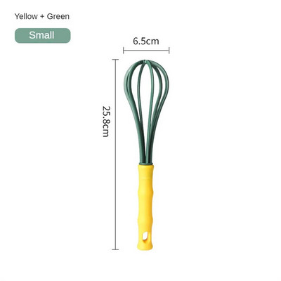 Rankiniai kiaušinių plakikliai 18,5 / 25,8 / 27,8 / 29,8 cm rankiniai maišytuvai, maistiniai plastikiniai mini plaktuvai, skirti plakimui, plakimui ir kiaušinių maišymo įrankiams