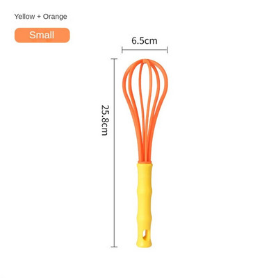 Rankiniai kiaušinių plakikliai 18,5 / 25,8 / 27,8 / 29,8 cm rankiniai maišytuvai, maistiniai plastikiniai mini plaktuvai, skirti plakimui, plakimui ir kiaušinių maišymo įrankiams