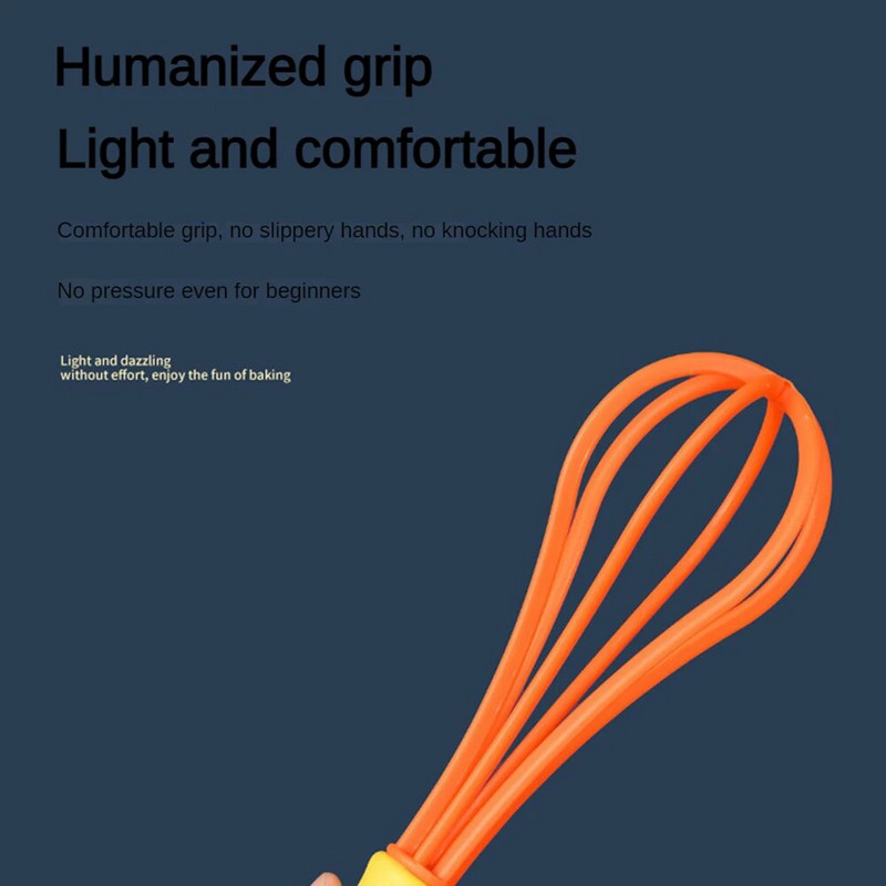 Rankiniai kiaušinių plakikliai 18,5 / 25,8 / 27,8 / 29,8 cm rankiniai maišytuvai, maistiniai plastikiniai mini plaktuvai, skirti plakimui, plakimui ir kiaušinių maišymo įrankiams