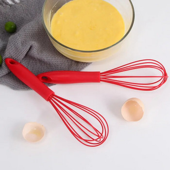 26cm Εργαλεία Αυγών Μίξερ σιλικόνης Μπαλόνι Χτυπήστε Κρέμα Γάλα Αφροποιός Σκεύη Κουζίνας για Ανακάτεμα