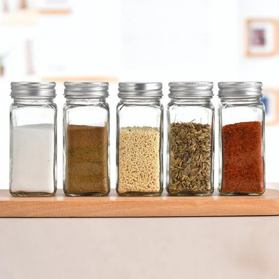 Roštilj Kuhinja Sol Papar Mini staklena posuda za poparku Boce sa začinima Limenke sa začinima Pepper Shakers Shaker Posuda za začine Staklenka začina