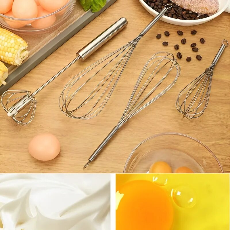 Rankinis kiaušinių plakimo grietinėlės kepimo lazdelė Pusiau automatinė rankinė pieno burbulinė spyruoklinė maišyklė spyruoklinė galvutė šluotele virtuvės kepimo įrankiai