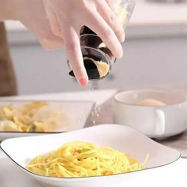 Push tipo druskos dozatorius Druskos cukraus butelis Prieskonių ir pipirų plaktuvas Prieskonių stiklainis PushType Prieskonių buteliukas Virtuvės prietaisai