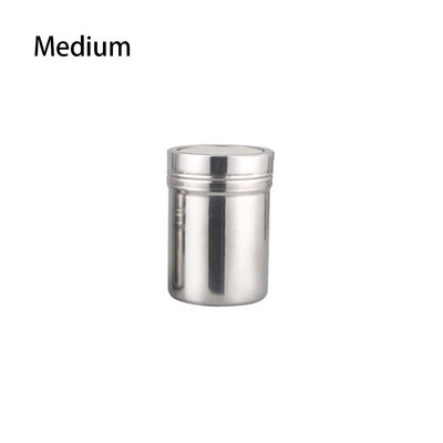 3 veličine metlica za kavu od nehrđajućeg čelika, kakao, cimet, šećer, gaza, mrežasta staklenka, boca za začine, sito za kavu, poklopac, alati za kuhanje