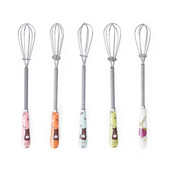 Karštas naujas išpardavimas mini nerūdijančio plieno rankinis maišytuvas spiralinis vielinis plaktuvas, skirtas kepimui ir virimo įrankiams Kiaušinių plakiklis Virtuvės prietaisai ir AC