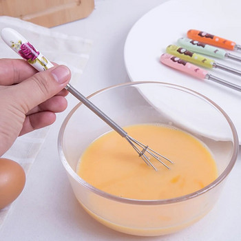 Гореща нова разпродажба Мини ръчен блендер от неръждаема стомана Спирална тел Миксер за разбиване за печене Инструменти за готвене Разбиване на яйца Кухненски джаджи и AC