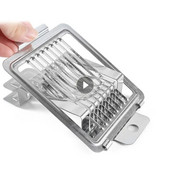 Rezač za jaja Rezač za kuhana jaja od nehrđajućeg čelika Višenamjenski kuhinjski rezač za jaja Kalup za rezanje voća Sjeckalica Kuhinjski gadget