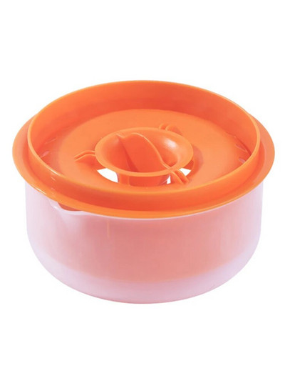 Kiaušinio trynio separatorius ir skaidrūs virtuvės prietaisai Kiaušinių separatorius Kepimo įrankiai Didelės talpos virtuvės reikmenys Kiaušiniai Geltonas įrankis