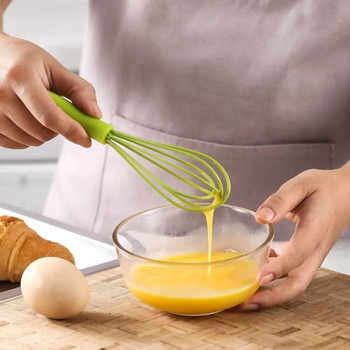 Handheld Compact Eggs Whisk New Portable Silicone Eggs Frothers Kitchen Tools