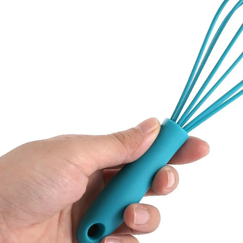 Ručna kompaktna mutilica za jaja Nova prijenosna silikonska pjenjača za jaja Kuhinjski alati