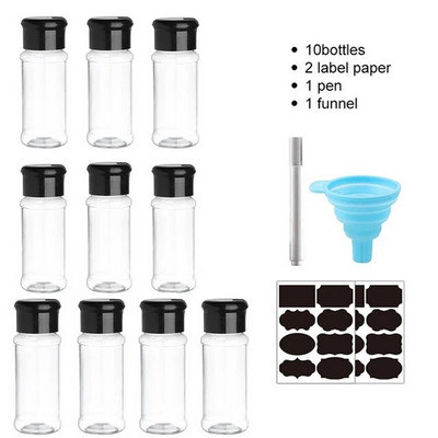 5-20 komada 100 ml staklenki za začine Set posuda za sol i papar Plastična staklenka za začine za roštilj Limenka za papar Boca začina Kuhinjski alat za gadgete