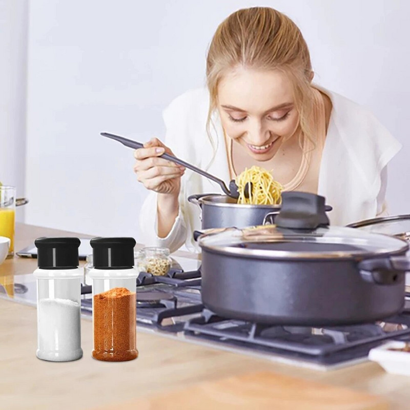 5-20 komada 100 ml staklenki za začine Set posuda za sol i papar Plastična staklenka za začine za roštilj Limenka za papar Boca začina Kuhinjski alat za gadgete