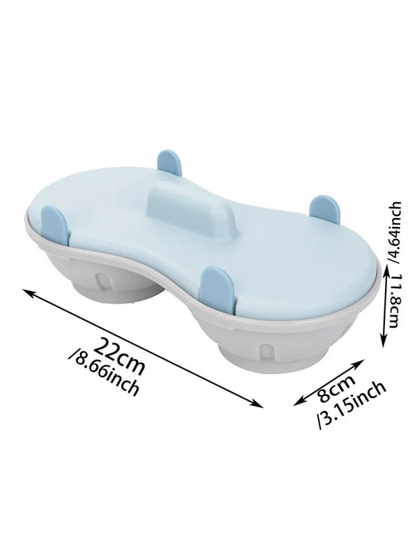 Mikrobangų krosnelė dvigubo puodelio kiaušinių viryklė Forma garintuvas Gamintojas Kiaušinių omletas garlaivis Artefact Virtuvės įtaisas