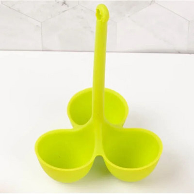 Kreativni držač za jaja s 3/5 rupa Silikonski aparat za kuhanje na pari Kućni pribor za kuhanje Voda Otpornost na visoke temperature Kuhana jaja Posuđe