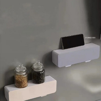 Кутия за подправки Кутия за подправки Монтирана на стена Комбинация от 4 решетки Кутия за стена за подправки Сол Пипер Буркан за подправки Кухненски аксесоари