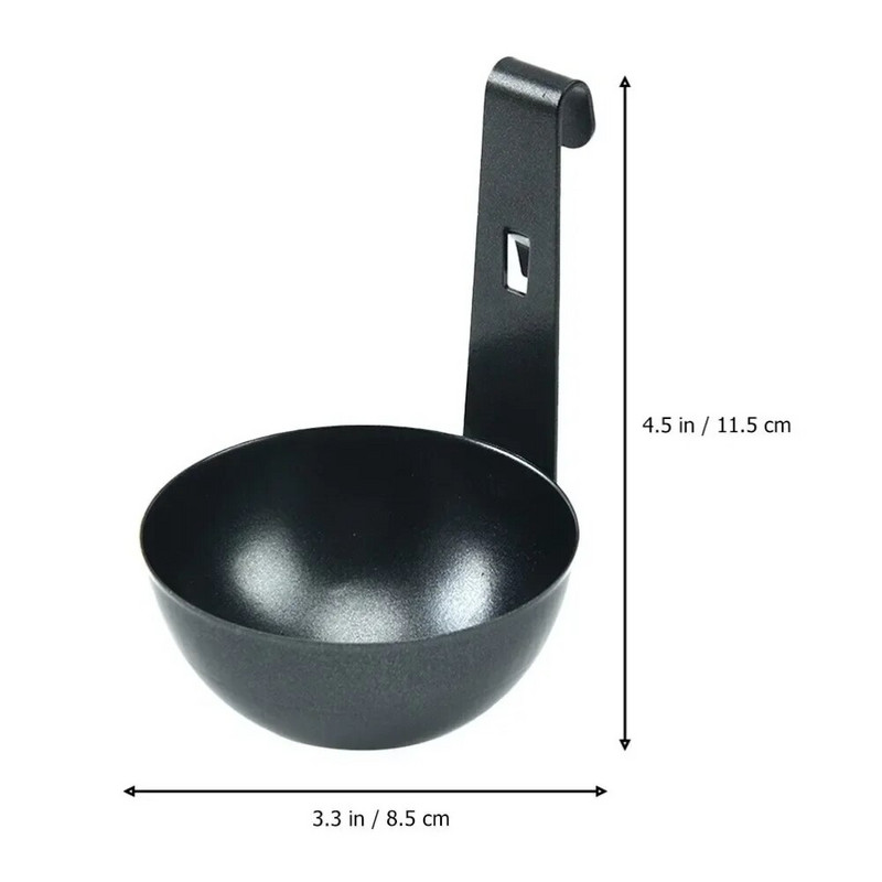 Nelipnios kiaušinių formelės Lengvai naudojamos virtų verdančių kiaušinių gaminimo aparatas Šaukštas Virtas Kiaušinių laikiklis Kiaušinių garintuvas Kiaušinių viryklė