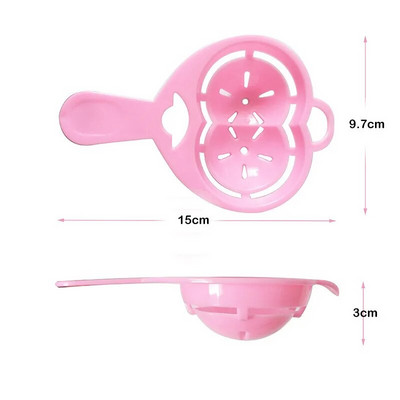 Creative Egg Separator Egg Liquid Filter Sift Splitter Διαιρέτης κρόκων αυγών Κοσκινάκι Κουζίνα Σπίτι Σεφ Τραπεζαρία Μαγειρική Gadget