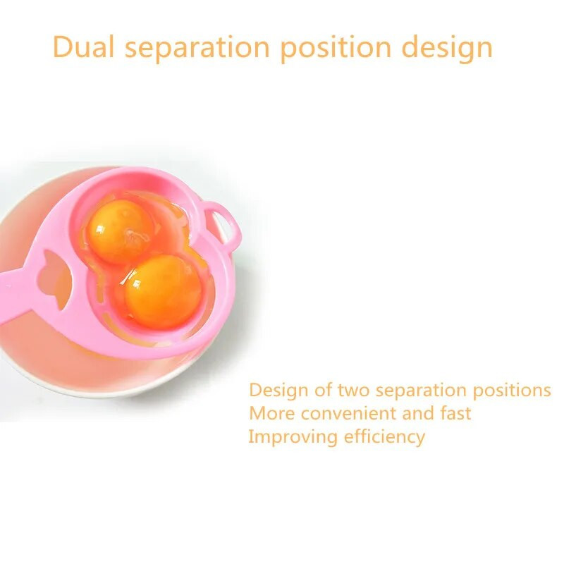 Creative Egg Separator Egg Liquid Filter Sift Splitter Διαιρέτης κρόκων αυγών Κοσκινάκι Κουζίνα Σπίτι Σεφ Τραπεζαρία Μαγειρική Gadget