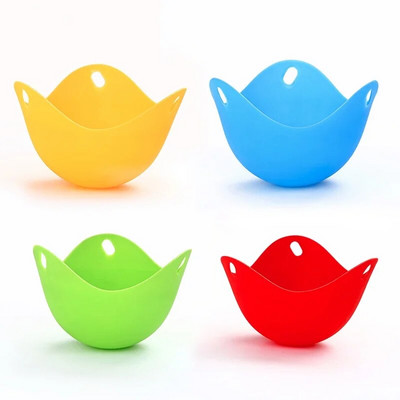 Λαθροκυνηγοί αυγών Καλούπια σιλικόνης Εργαλεία κουζίνας Τηγανίτες Μαγειρικά σκεύη ψησίματος Ατμός Δίσκος πιάτου αυγών Healthy Novel Αξεσουάρ κουζίνας