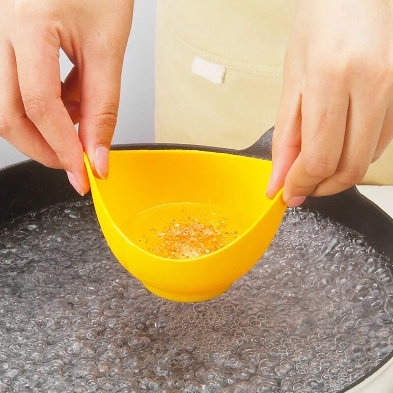 Λαθροκυνηγοί αυγών Καλούπια σιλικόνης Εργαλεία κουζίνας Τηγανίτες Μαγειρικά σκεύη ψησίματος Ατμός Δίσκος πιάτου αυγών Healthy Novel Αξεσουάρ κουζίνας