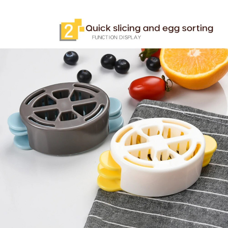 1/2/4 vnt Kiaušinių pjaustyklė Kiaušinių virimo įrankis Daugiafunkcis formų pjaustytuvas Artefaktiniai prietaisai Virtuvės reikmenys