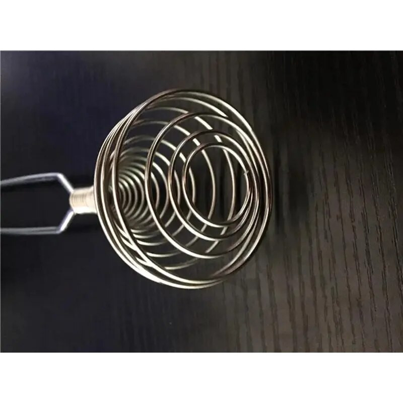 Virtuvės plakiklis nerūdijančio plieno spyruoklinis kiaušinių plaktuvas rankinis plaktuvas plakimui.