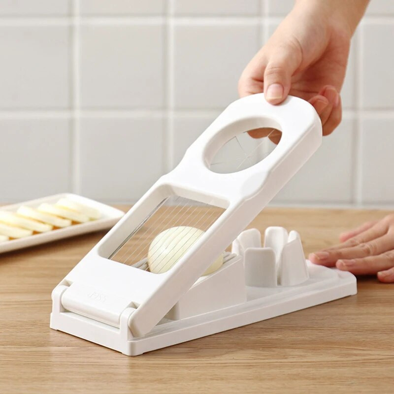 Kiaušinių pjaustyklė Inovatyvus, paprastas naudojimas Patogus be kvapo, taupantis laiką Virtuvės prietaisai kiaušiniams pjaustyti Kiaušinių pjaustyklė Tikrasis patvarus