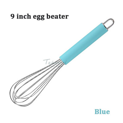 Nerūdijančio plieno rankinis kiaušinių plakiklis silikoninis balionas kepimo įrankiai pienas grietinėlė sviesto plakiklis maišytuvas Virtuvės priedai dalykėliai